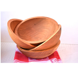 Cuenco de madera de alta calidad al por mayor estilo bonito diseño para decoración del hogar cafetería nad Hotel hecho en Vietnam - Product Image 3