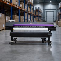 Imprimante jet d'encre éco-solvant MyColor 6 pieds pour bannières publicitaires, impression de t-shirts et de tubes, automatique haute vitesse
