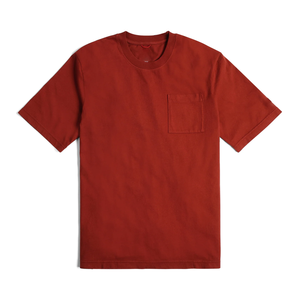 T-shirts OEM avec poches 100% coton T-shirt imprimé surdimensionné pour homme lourd avec poches - Product Image 6