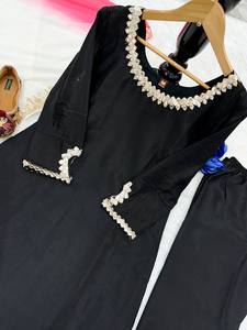 DESIGNER PARTY WEAR <b>KURTI</b> AND PANT WITH FANCY DUPPATA - Product Image 4