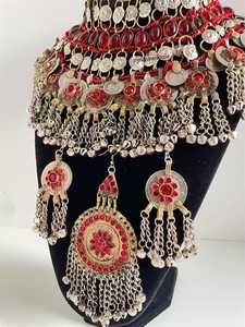 Directo de fábrica hecho a mano de moda turquesa estilo afgano compromiso boda fiesta conjuntos de joyas de acero inoxidable para mujer personalizado - Product Image 3