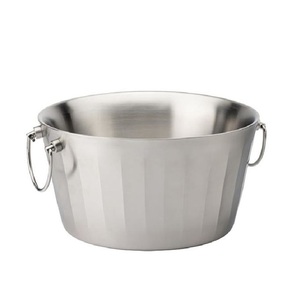 Recién llegado, bañera de fiesta de bebidas de doble pared, barra de acero inoxidable, cubo de hielo, tamaño personalizado, forma, Color - Product Image 3