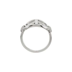Anillo de Moda Stuller 14KW 50850:102P con Diamante Corte Princesa, Incrustaciones de Oro Rosa de 18K, Chapado en Oro Rosa de 14KW con Símbolo de Paz, Regalo - Product Image 2