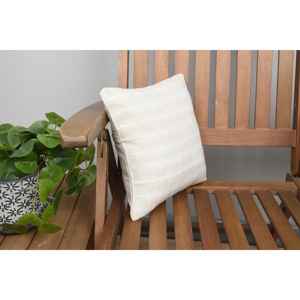 Beige Ikat Patchwork Laine Oreiller 12x12 Pouces Design Rustique Tissé Technique Premium Style Vintage Coussin Décoratif pour Literie - Product Image 2