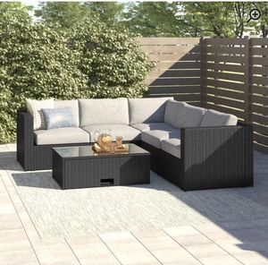 Juego de muebles de patio modernos de alta calidad DL para comedor al aire libre y uso en hoteles, sofá de ratán de mimbre con cojines, varias opciones - Product Image 5