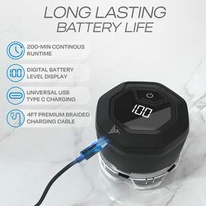 Afeitadora Eléctrica Rotativa Inalámbrica Recargable, Impermeable IPX7 con Estuche, Cinco Cuchillas para Hombres Calvos, para Uso Corporal en Autocaravanas - Product Image 2