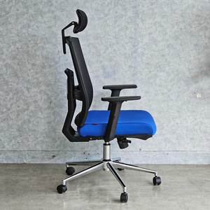 Silla de Oficina Ergonómica HOM1084-01 con Base Giratoria, Reposacabezas Ajustable, para Taller, Material de Tela PU, Altura Ajustable - Product Image 6
