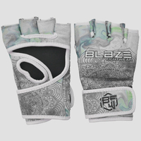 Meilleurs gants de grappling MMA haute performance 4oz à paume ouverte en cuir véritable, séchage rapide, évacuation de l'humidité, fermeture auto-agrippante, pour boxe et usage quotidien