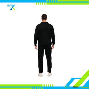 Chándal de invierno de 2 piezas unisex, chándal con cremallera completa, conjunto atlético para correr, ropa deportiva, entrenamiento informal, entrenamiento para correr, 100% algodón - Product Image 3