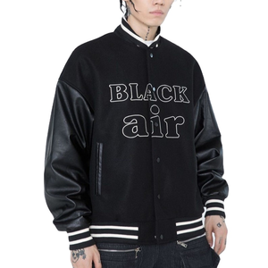 Vestes d'université brodées personnalisées à col montant style High Street pour hommes avec logo à l'avant - Product Image 6