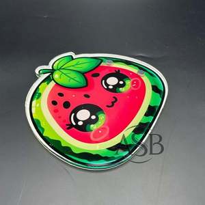 กระเบื้องอะคริลิครูประชับลายแตงโมออกแบบได้เองฤดูร้อนบริการ OEM ผลิตโลโก้ตามสั่ง - Product Image 2