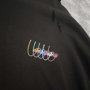 Sudadera Deportiva de Algodón Personalizada de Alta Calidad, Sudadera Extra Grande con Estampado Desgastado de Lujo para Hombre, Venta al por Mayor - Product Image 3