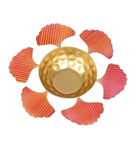 High Quality Glass Metal Urli Bowl <b>Tea</b> <b>Light</b> Holder and Candle Holder for Home Decor Trendy Diya Diwali <b>Lanterns</b> - Product Image 3