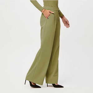 Uniformes Médicos de Diseño para Mujer, Conjuntos de Blusa y Pantalón de Manga Corta, Tejido Informal, Logotipo Personalizado, Venta al Por Mayor - Product Image 4