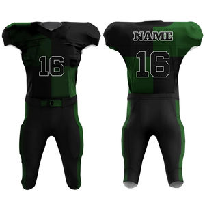 Camiseta de fútbol americano personalizada de alta calidad para adultos Ropa deportiva Blimation con pantalones cortos únicos El estilo incluye camisa y pantalón - Product Image 6