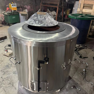 Durable Commercial Grade Round Stainless Steel Gas Tandoor Fast Heating Commercial Cooking <b>Equipment</b> - Product Image 1