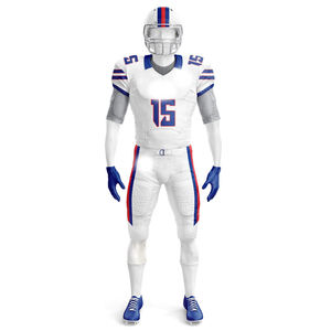 Jersey de Fútbol Americano de Suministro Directo de Fábrica, Multicolor, Sublimado, de Poliéster, para Adultos, Uniforme Corto que Absorbe la Humedad - Product Image 5