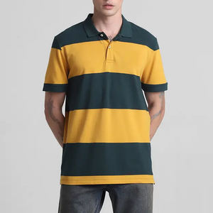 Chemises polo à manches longues pour hommes, col polo, design élégant, en vente, chemises polo formelles à manches longues pour hommes - Product Image 3