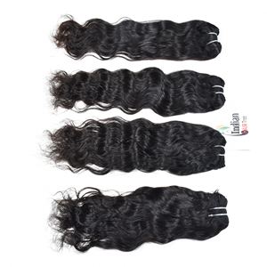 Paquetes de Cabello Humano Virgen Natural Sin Procesar, Ondulado, Cutícula Alineada, Vietnamita, Doble Trama a Máquina, Color Negro, Fabricantes - Product Image 1