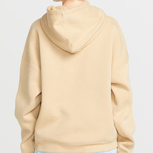 Sweat à capuche pour femmes couleur personnalisée avec logo décoration d'insigne de logo à capuche pour la saison d'hiver en gros d'usine - Product Image 4