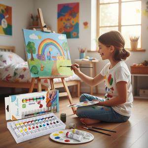 Oferta~Juego de Pintura Acrílica de 12 Colores para Pintura al Óleo-16049 # - Product Image 3