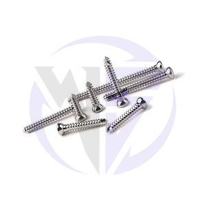 2 piezas de tornillos corticales autoperforantes de acero inoxidable de 2.4 mm con cabeza hexagonal, implantes ortopédicos veterinarios para mascotas, instrumento quirúrgico - Product Image 4