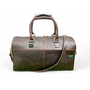 Top vente sac de sport classique en cuir de vachette vintage véritable matériel en laiton massif personnalisable fabricant et fournisseur en gros - Product Image 3