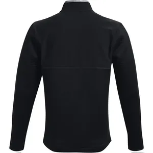 Vêtements de sport d'hiver pour hommes pull sweat-shirt motif solide doublure col montant ensembles de sports décontractés courts-Logo personnalisé teint en plaine - Product Image 6