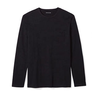 T-shirts en coton pour hommes, T-shirts noirs à manches courtes et coupe ample pour hommes - Product Image 5