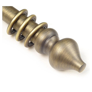 2025 accesorios de cortina de alta calidad barras de cortina antiguas postes de hierro de cortina de Metal/tubos - Product Image 3