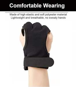 Gants de tir à l'arc en plein air pour utilisation recourbée et à l'arc long avec tissu respirant, ajustement sécurisé et options de personnalisation pour les équipes - Product Image 5