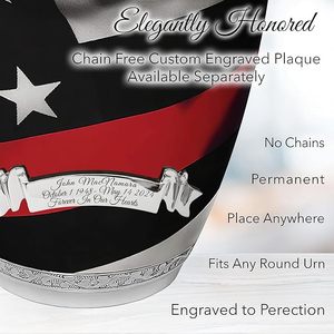 Urna de cremación de vidrio de aluminio de mosaico de tamaño adulto grande hecha a mano, funerales únicos con azulejos individuales para almacenamiento de cenizas - Product Image 2