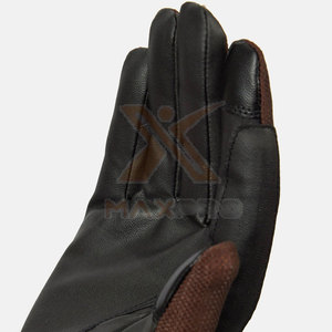 High Quality Durable Leather/Spandex Full <b>Finger</b> Horse Riding Gloves with Adjustable Wrist <b>Strap</b> Winter Use Unisex - Product Image 4