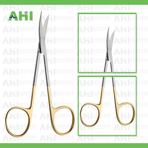 กรรไกรตัด AHI รุ่น Supercut ใบมีดทังสเตนคาร์ไบด์ ปลายโค้ง ปลายทู่ ยาว 130 มม. ผลิตจากเหล็กกล้าไร้สนิมเกรดผ่าตัด ด้ามจับตามหลักสรีรศาสตร์ ได้รับมาตรฐาน CE - Product Image 5