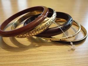 กำไลทองเหลืองสีเขียวตกแต่งบ้าน - Product Image 2