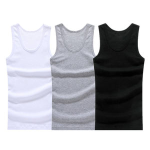 Premium Ribbed Men's Tank Top Custom Logo Fitness Workout Muscle Training <b>Vest</b> Casual Style <b>Stringer</b> Bodybuilding Tank Tops - Product Image 2