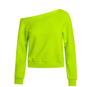 เสื้อสเวตเตอร์ผ้าฟลีซแขนยาวเปิดไหล่สำหรับผู้หญิง400แบบสวมหัวสีพื้นเสื้อเปิดไหล่สำหรับฤดูหนาวสินค้ามาใหม่2025 - Product Image 3