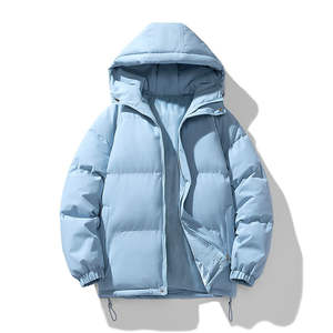 Wholesale Custom Men's Hood Winter <b>Waterproof</b> <b>Padded</b> Bubble <b>Jacket</b> High Quilted Outdoor Custom Puffer <b>Jacket</b> For Men - Product Image 2