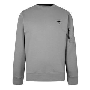 Sudadera de Color sólido para hombre, traje diario básico, ropa de calle de gran tamaño, sudadera para mujer, aspecto de moda, sudadera con estampado de logotipo personalizado - Product Image 1