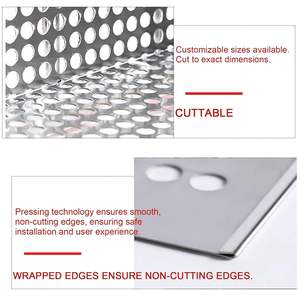 Lamiera Forata in <span class=keywords><strong>Metallo</strong></span> / Foglio di <span class=keywords><strong>Metallo</strong></span> Perforato / Piastra in Ferro con Rete Metallica Forata Decorativa a Fori Rotondi - Product Image 5