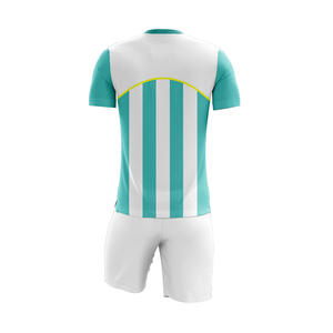 Conjunto de Camiseta de Fútbol para Hombre, Verde y Negro a Rayas, Secado Rápido, Absorbe la Humedad, Ajuste Atlético, Manga Corta, Uniformes - Product Image 6