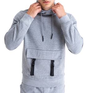 Ensembles de sweats à capuche pour hommes de la meilleure qualité Ensemble de sweat à capuche et de short en deux pièces pour hommes avec logo personnalisé Ensemble de survêtements de survêtement 100% en coton - Product Image 2