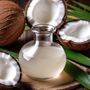 Huile de Coco Raffinée Biologique de Qualité Alimentaire, Huile Végétale Fractionnée pour la Cuisson en Bouteilles en Verre et Plastique, Conditionnement en Vrac, Pureté 99% - Product Image 4