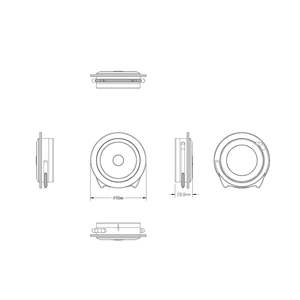 Modern Style 4.5V Battery-Operated Motion <b>Sensor</b> <b>Switch</b> 12 LED 6 Lumens Wardrobe <b>Light</b> Warm White PC Shade for Kitchen Cabinets - Product Image 2