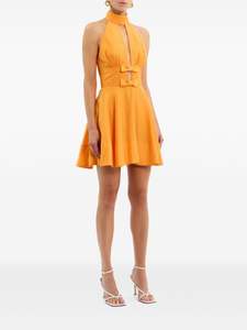 Robe de soirée élégante, antistatique, respirante, longueur genou, à col licou, pour les fêtes et le bal - Product Image 4