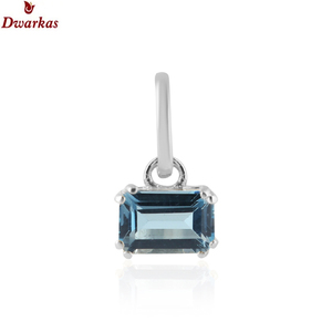 Joyería de moda fina con personalidad, colgante de piedras preciosas de Aguamarina natural de Plata de Ley 925, stock listo, precio barato - Product Image 4