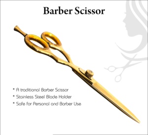 Ciseaux de coiffure professionnels pour la maison et le salon, ultra-affûtés, en acier inoxydable 420, pour droitiers, manche moyen, légers, pour barbier - Product Image 5