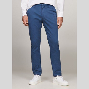 Pantalons chino décontractés pour hommes de qualité supérieure, taille plus, coupe régulière, motif droit, tissu en coton lourd et élasthanne, exporté - Product Image 4