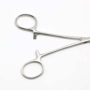 Pinces hémostatiques courbées autoclavables professionnelles en acier inoxydable, instrument chirurgical, pince à verrouillage manuel, réutilisable, médical - Product Image 5