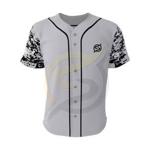 Maillot de Baseball en tissu maille 100% Polyester, ensemble avec impression numérique par Sublimation, haute qualité - Product Image 1